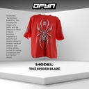 DFYN'S 'THE SPIDER BLAZE' OVERSIZED TSHIRT RED UNISEX